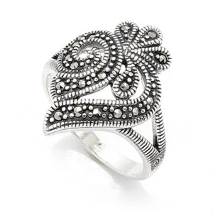 Taşsız/Sade Bayan Gümüş Yüzük HSBY-307