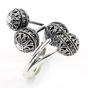 Taşsız/Sade Bayan Gümüş Yüzük HSBY-378