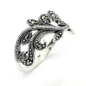 Taşsız/Sade Bayan Gümüş Yüzük HSBY-380