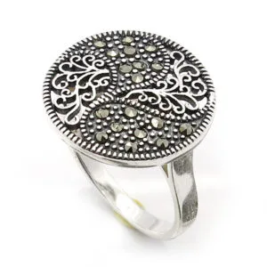 Taşsız/Sade Bayan Gümüş Yüzük HSBY-392