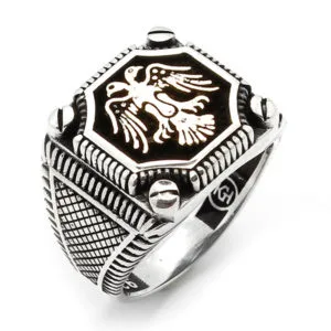 Taşsız/Sade Erkek Gümüş Yüzük HS-798-KA