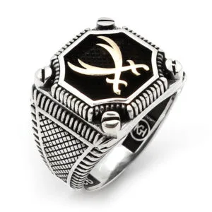 Taşsız/Sade Erkek Gümüş Yüzük HS-798-KI