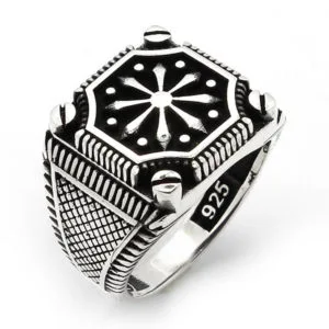 Taşsız/Sade Erkek Gümüş Yüzük HS-800