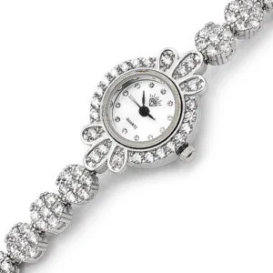 Zirkon Taşlı Gümüş Saat HSZSAAT-007
