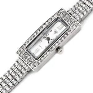 Zirkon Taşlı Gümüş Saat HSZSAAT-012