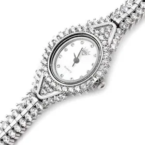 Zirkon Taşlı Gümüş Saat HSZSAAT-014