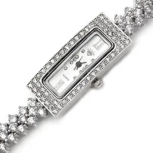 Zirkon Taşlı Gümüş Saat HSZSAAT-016