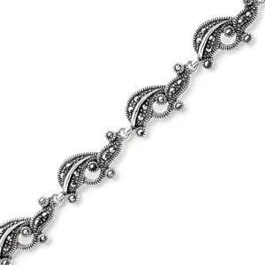 Sade/Taşsız Gümüş Bileklik HSBLK-116