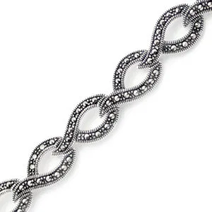 Sade/Taşsız Gümüş Bileklik HSBLK-118