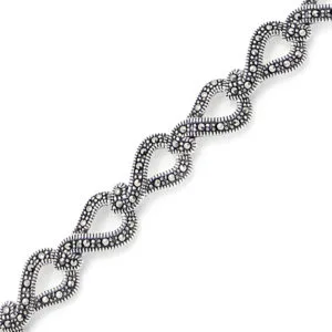 Sade/Taşsız Gümüş Bileklik HSBLK-123