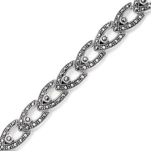 Sade/Taşsız Gümüş Bileklik HSBLK-124