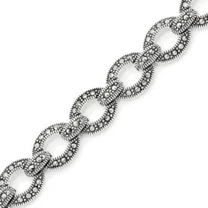 Sade/Taşsız Gümüş Bileklik HSBLK-129