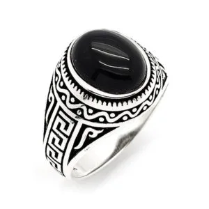 Taşsız/Sade Erkek Gümüş Yüzük HSZKY-642